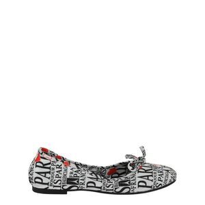 Balenciaga Leopold Printed Ballet Flats Multi Womens